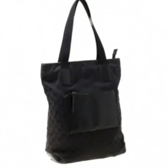 Gucci Monogram Gg Nylon Pocket Shopper Bla… - Picture 3 of 9
